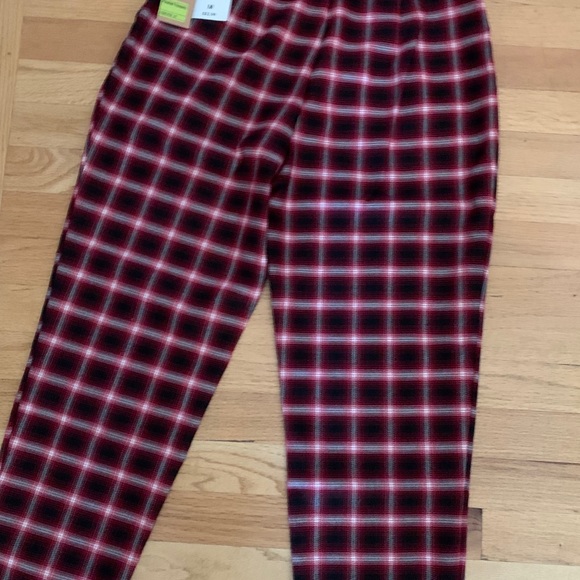 Forever 21 red plaid pleated trousers NEW - Picture 6 of 7